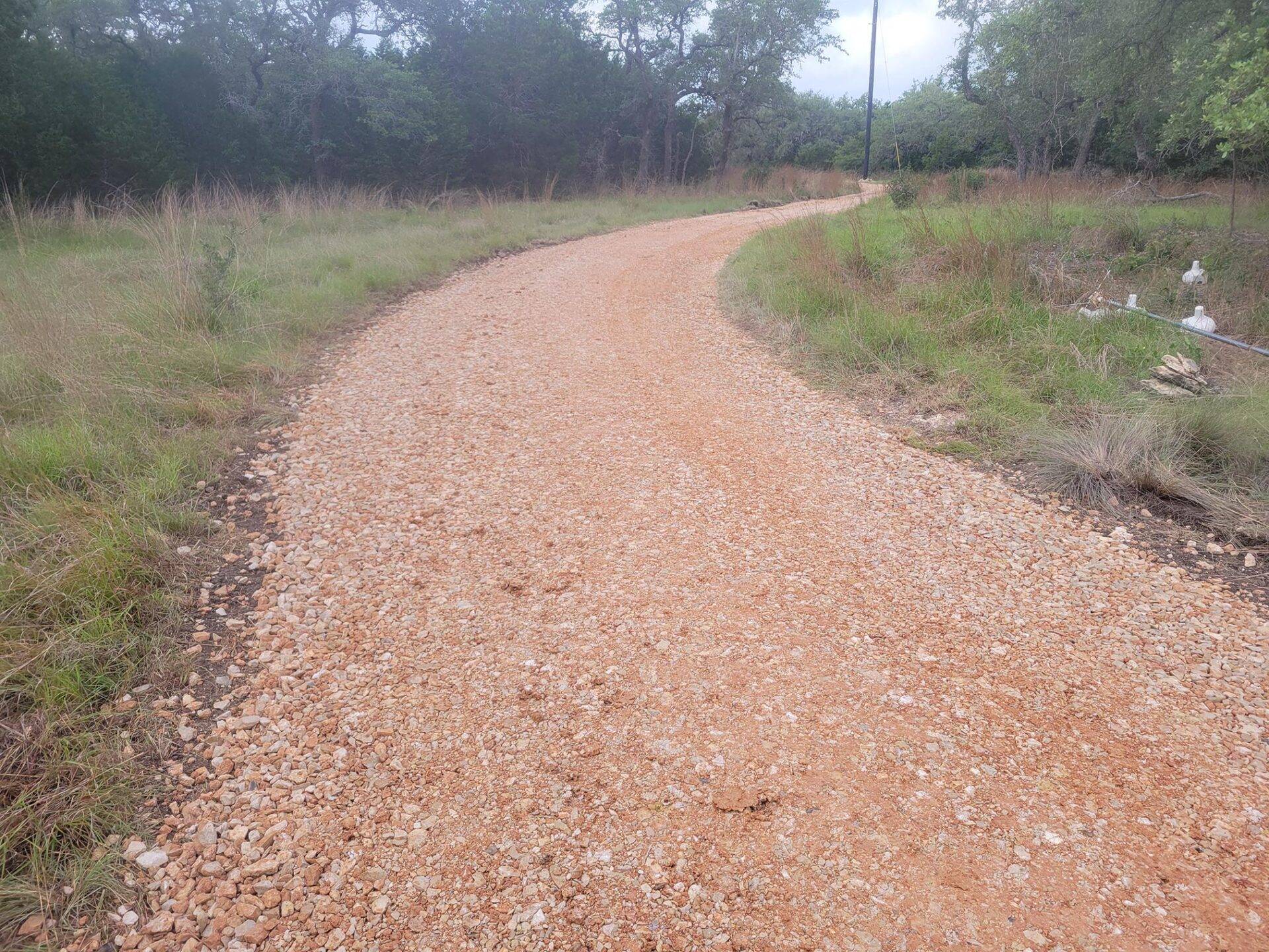 Cleared property in Central Texas